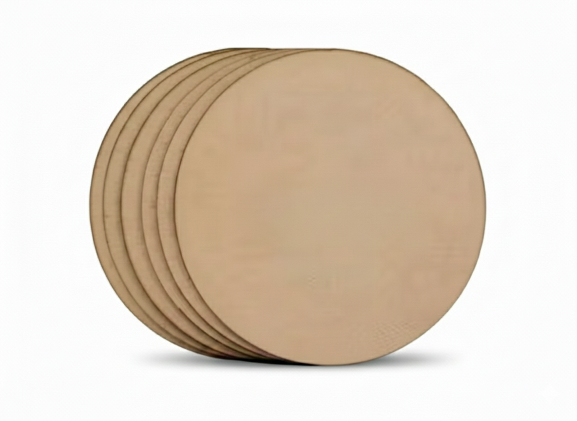 MDF Round Cutouts 8 Inch – Painting & Art Craft Boards | Set of 6